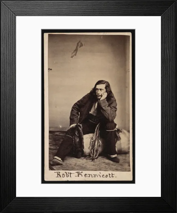 Framed Print : Portrait of Robert Kennicott (1835-1866), Between 1859 and 1866 Framed Print : Portrait of Robert Kennicott (1835-1866), Between 1859 and 1866