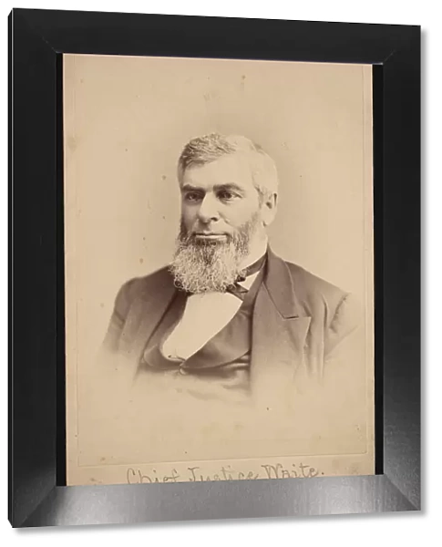 Portrait of Morrison Remick 'Mott'Waite (1816-1888), Before 1888