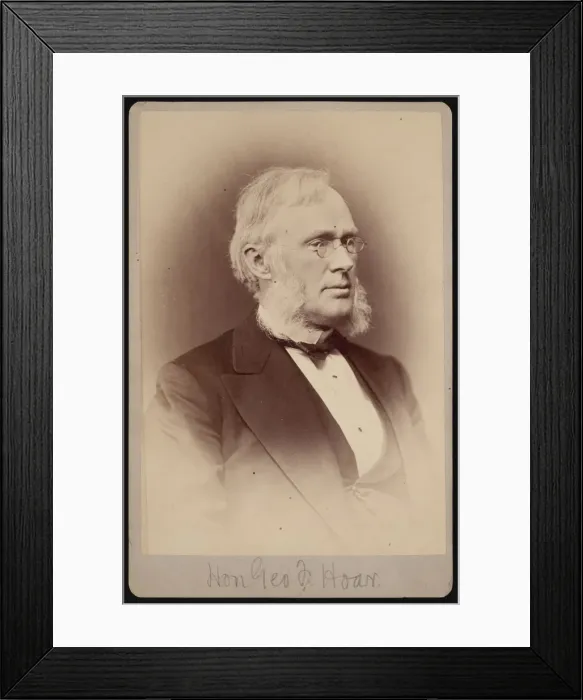 Framed Print : Portrait of George Frisbie Hoar (1826-1904), Between 1876 and 1880 Framed Print : Portrait of George Frisbie Hoar (1826-1904), Between 1876 and 1880