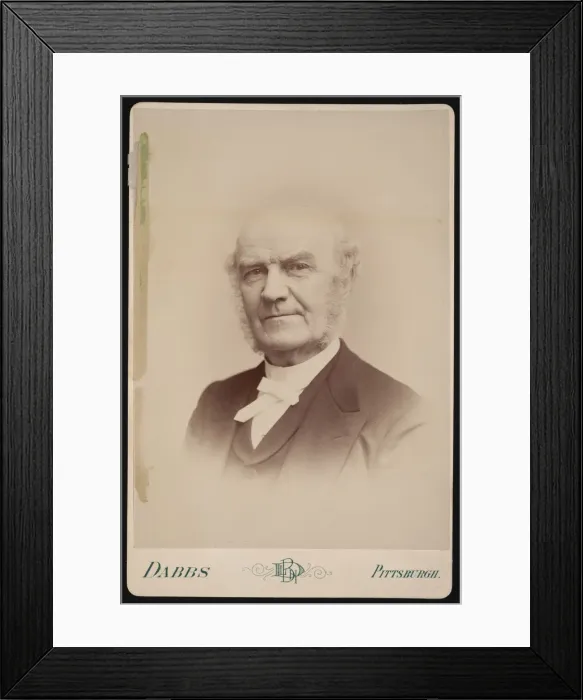 Framed Print : Portrait of Colonel William Anderson Herron (1821-1900), 1892. Creator: Benjamin LH Dabbs Framed Print : Portrait of Colonel William Anderson Herron (1821-1900), 1892. Creator: Benjamin LH Dabbs