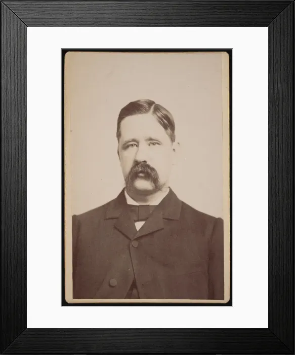 Framed Print : Portrait of William Keith Brooks (1848-1908), Before 1900. Creator: Unknown Framed Print : Portrait of William Keith Brooks (1848-1908), Before 1900. Creator: Unknown