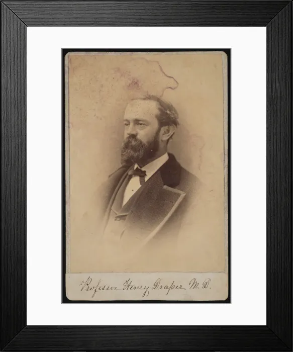 Framed Print : Portrait of Henry Draper (1837-1882), Before 1876. Creator: Unknown Framed Print : Portrait of Henry Draper (1837-1882), Before 1876. Creator: Unknown