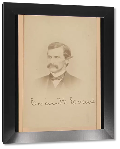 Portrait of Evan W. Evans (1827-1874), Before 1874. Creator: Purdy & Frear