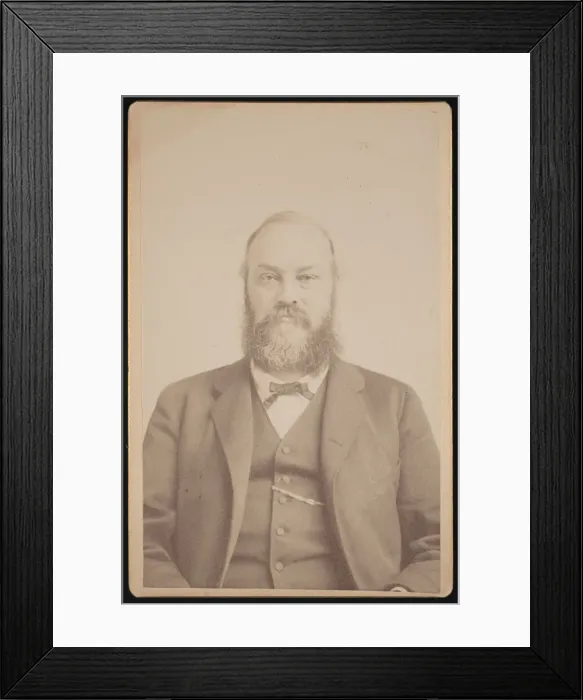 Framed Print : Portrait of William Henry Brewer (1828-1910), Before 1885. Creator: Unknown Framed Print : Portrait of William Henry Brewer (1828-1910), Before 1885. Creator: Unknown