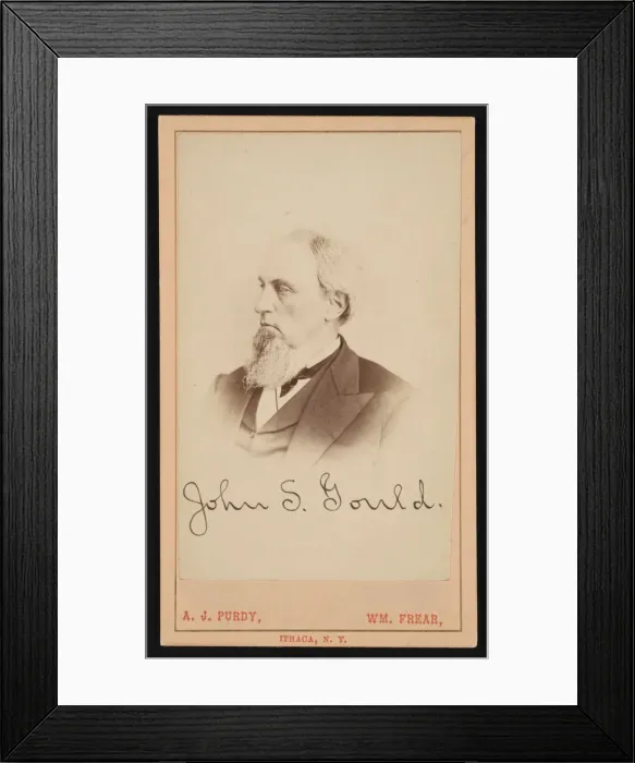 Framed Print : Portrait of John Stanton Gould (1810-1874), Before 1874. Creator: Purdy & Frear Framed Print : Portrait of John Stanton Gould (1810-1874), Before 1874. Creator: Purdy & Frear