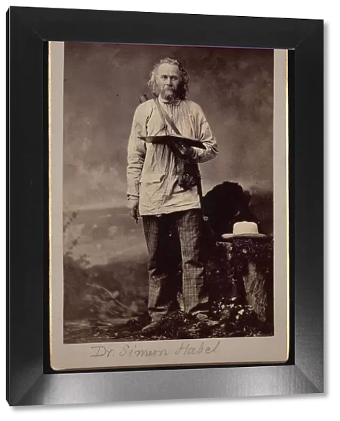 Portrait of Simeon Habel, Before 1878. Creator: Unknown
