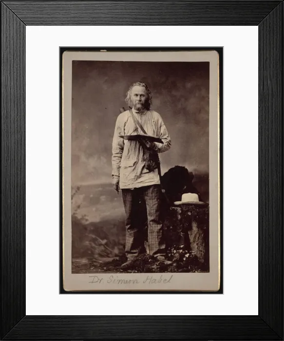 Framed Print : Portrait of Simeon Habel, Before 1878. Creator: Unknown Framed Print : Portrait of Simeon Habel, Before 1878. Creator: Unknown