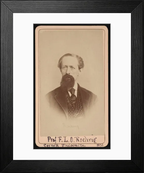 Framed Print : Portrait of Frederic Louis Otto Roehrig (1819-1908), March 6, 1873 Framed Print : Portrait of Frederic Louis Otto Roehrig (1819-1908), March 6, 1873
