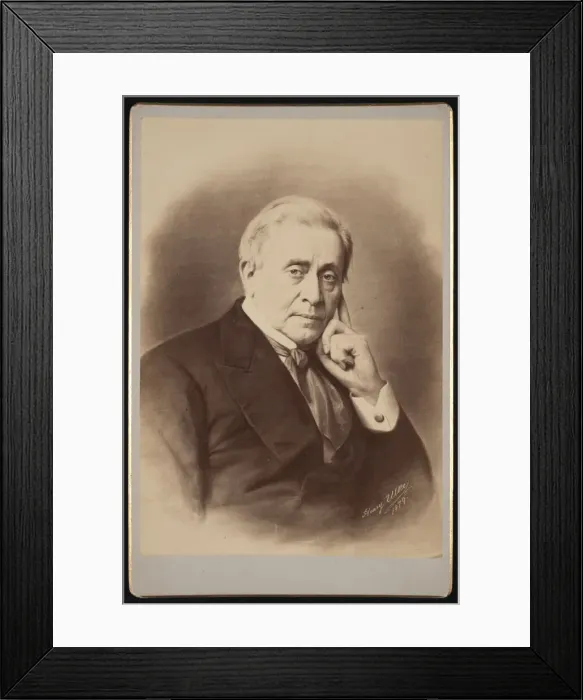 Framed Print : Portrait of Joseph Henry (1797-1878), 1879. Creator: Henry Ulke Framed Print : Portrait of Joseph Henry (1797-1878), 1879. Creator: Henry Ulke