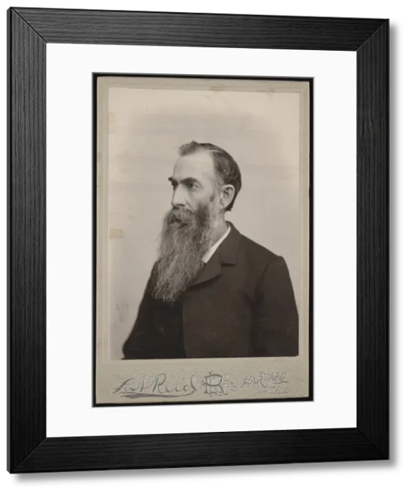 Framed Print : Portrait of Charles Washington Onthank (1839-1896), Before 1896. Creator: LA Reid Framed Print : Portrait of Charles Washington Onthank (1839-1896), Before 1896. Creator: LA Reid