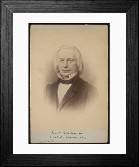 Framed Print : Portrait of John Maclean (1800-1886), Circa 1882. Creator: Henry Ulke