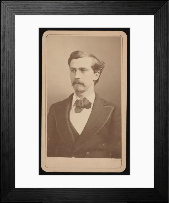 Framed Print : Portrait of George Benjamin Chittenden (1849-1939), Circa 1874-1875. Creator: Unknown Framed Print : Portrait of George Benjamin Chittenden (1849-1939), Circa 1874-1875. Creator: Unknown
