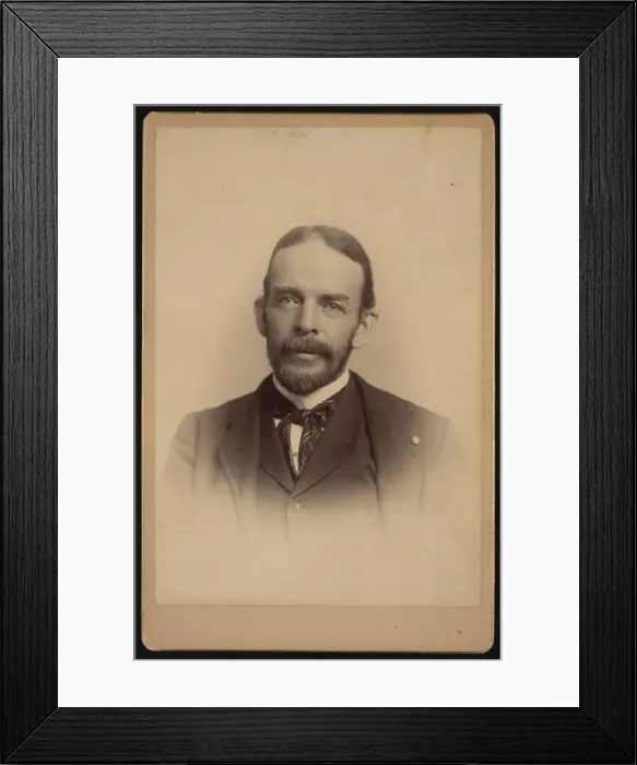 Framed Print : Portrait of George Brown Goode (1851-1896), Before 1896 Framed Print : Portrait of George Brown Goode (1851-1896), Before 1896