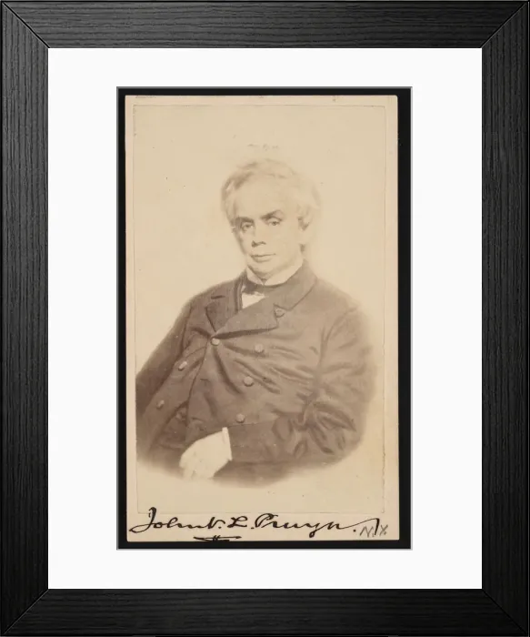Framed Print : Portrait of John V. L. (John VanSchaick Lansing) Pruyn (1811-1877), Before 1877 Framed Print : Portrait of John V. L. (John VanSchaick Lansing) Pruyn (1811-1877), Before 1877
