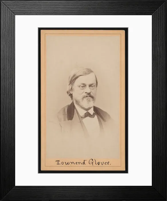 Framed Print : Portrait of Townend Glover (1813-1883), 1873. Creator: Ulke Bros Framed Print : Portrait of Townend Glover (1813-1883), 1873. Creator: Ulke Bros