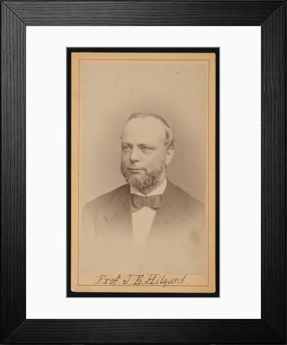 Framed Print : Portrait of Julius Erasmus Hilgard (1825-1891), 1873. Creator: Ulke Bros Framed Print : Portrait of Julius Erasmus Hilgard (1825-1891), 1873. Creator: Ulke Bros
