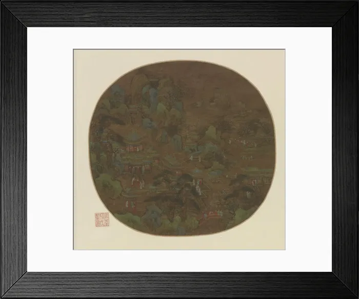 Framed Print : Palace and gardens, Ming dynasty, 16th-17th century. Creator: Unknown Framed Print : Palace and gardens, Ming dynasty, 16th-17th century. Creator: Unknown