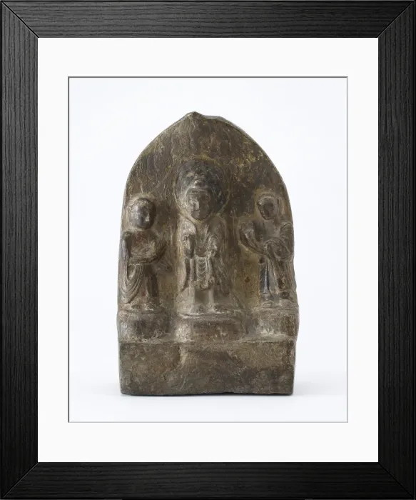 Framed Print : Buddhist tablet, Period of Division, Dated 536 CE. Creator: Unknown Framed Print : Buddhist tablet, Period of Division, Dated 536 CE. Creator: Unknown