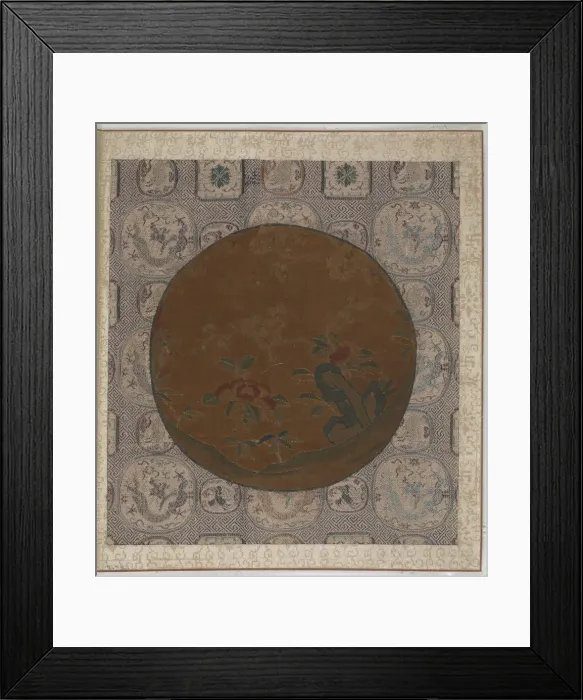 Framed Print : Tapestries (Ko-ssu), Possibly Ming dynasty, 1368-1644. Creator: Unknown Framed Print : Tapestries (Ko-ssu), Possibly Ming dynasty, 1368-1644. Creator: Unknown