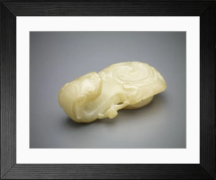 Framed Print : Girdle buckle, Qing dynasty, 1736-1795. Creator: Unknown Framed Print : Girdle buckle, Qing dynasty, 1736-1795. Creator: Unknown