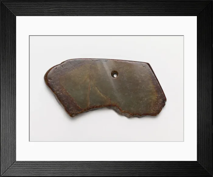 Framed Print : Blade (fragment), Shang or Western Zhou dynasty, 1600-771 BCE. Creator: Unknown Framed Print : Blade (fragment), Shang or Western Zhou dynasty, 1600-771 BCE. Creator: Unknown