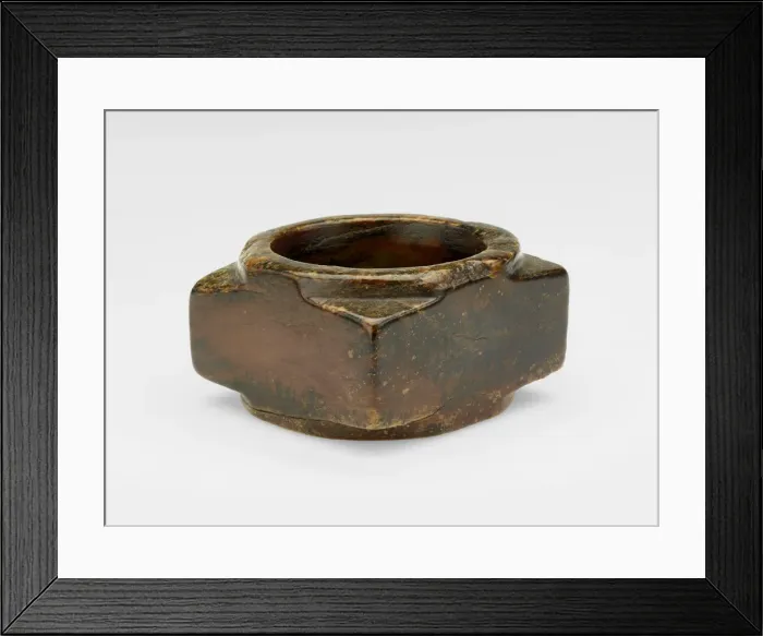 Framed Print : Tube (cong ?), Shang or Western Zhou dynasty, ca. 1600-ca. 771 BCE Framed Print : Tube (cong ?), Shang or Western Zhou dynasty, ca. 1600-ca. 771 BCE