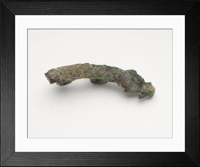 Framed Print : Fitting (fragment), Zhou dynasty, ca. 1050-221 BCE. Creator: Unknown Framed Print : Fitting (fragment), Zhou dynasty, ca. 1050-221 BCE. Creator: Unknown