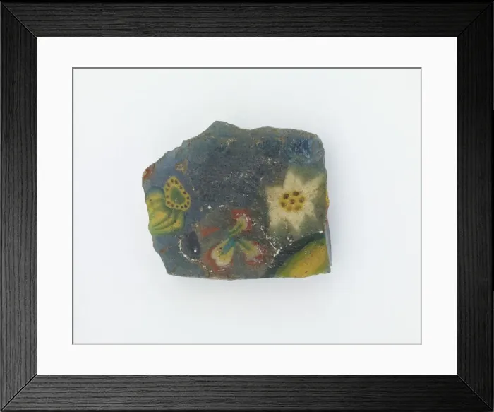 Framed Print : Fragment of an inlay with floral design, Ptolemaic Dynasty to Roman Period, 305 BCE-14 CE Framed Print : Fragment of an inlay with floral design, Ptolemaic Dynasty to Roman Period, 305 BCE-14 CE