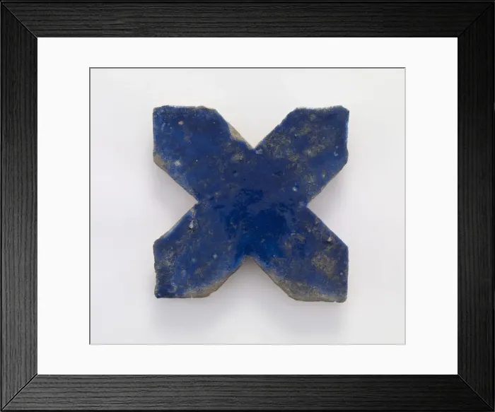 Framed Print : Tile, (12th-13th century?). Creator: Unknown Framed Print : Tile, (12th-13th century?). Creator: Unknown