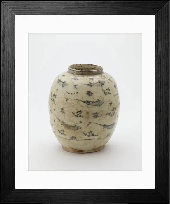 Framed Print : Jar, 18th century. Creator: Unknown Framed Print : Jar, 18th century. Creator: Unknown