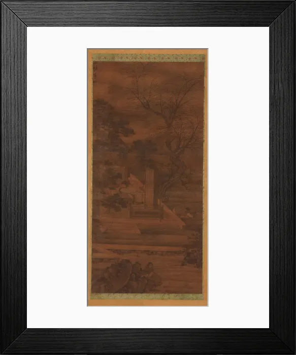Framed Print : A Poet dreaming in his riverside pavilion, Ming or Qing dynasty, 17th century Framed Print : A Poet dreaming in his riverside pavilion, Ming or Qing dynasty, 17th century