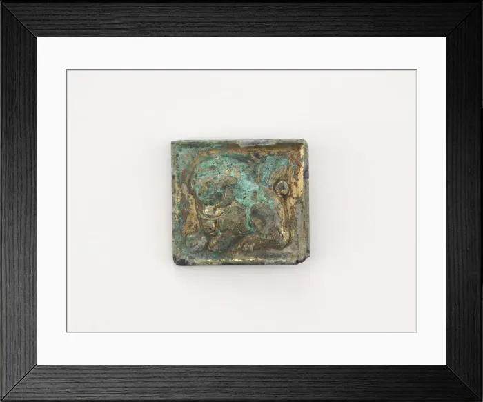 Framed Print : Belt ornament (from a set of eight), Northern Song dynasty, 960-1127. Creator: Unknown Framed Print : Belt ornament (from a set of eight), Northern Song dynasty, 960-1127. Creator: Unknown