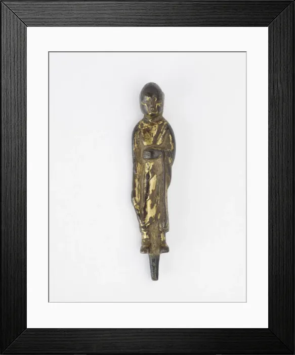 Framed Print : Figure of a monk, Tang dynasty, 618-907. Creator: Unknown Framed Print : Figure of a monk, Tang dynasty, 618-907. Creator: Unknown