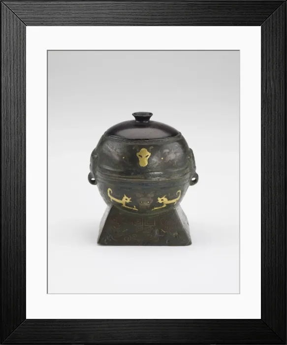Framed Print : Incense burner, Qing dynasty, 18th century to early 20th century. Creator: Unknown Framed Print : Incense burner, Qing dynasty, 18th century to early 20th century. Creator: Unknown