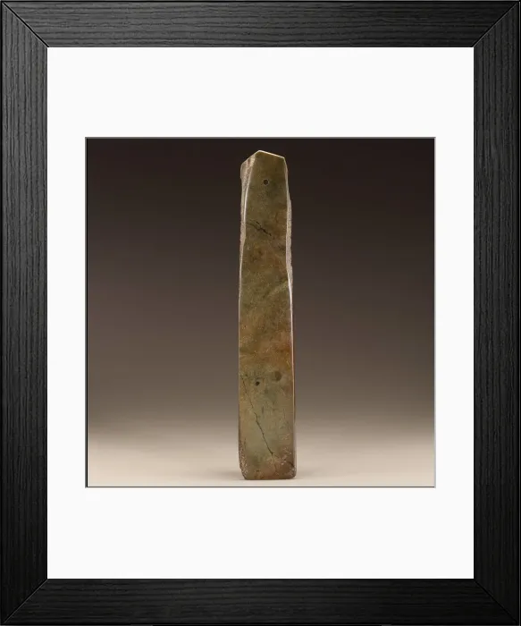 Framed Print : Straight chisel (gui), Shang dynasty, ca. 1600-1050 BCE. Creator: Unknown Framed Print : Straight chisel (gui), Shang dynasty, ca. 1600-1050 BCE. Creator: Unknown