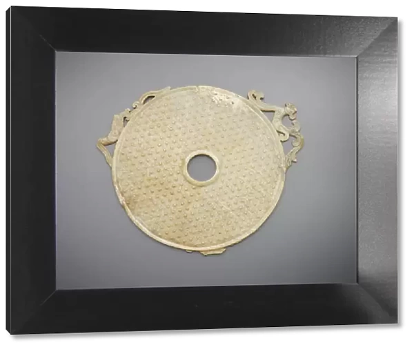 Ritual disk (bi), Western Han dynasty, 206 BCE-9 CE. Creator: Unknown