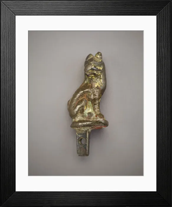 Framed Print : Animal statuette, Period of Division, 220-589. Creator: Unknown Framed Print : Animal statuette, Period of Division, 220-589. Creator: Unknown