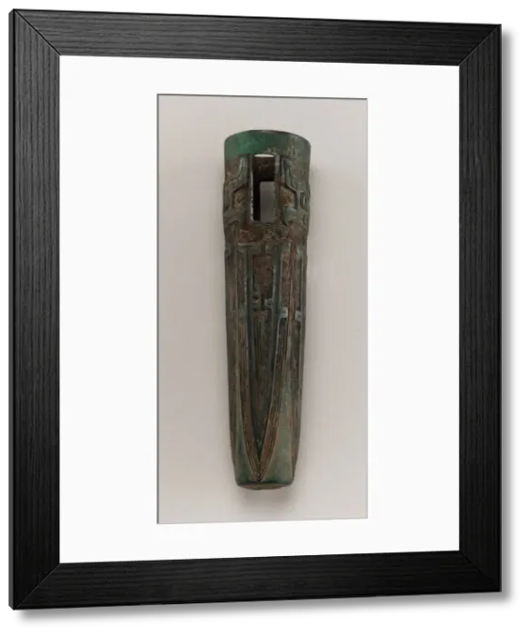 Framed Print : Chariot fitting: axle cap, Shang dynasty, ca. 1600-1050 BCE. Creator: Unknown Framed Print : Chariot fitting: axle cap, Shang dynasty, ca. 1600-1050 BCE. Creator: Unknown
