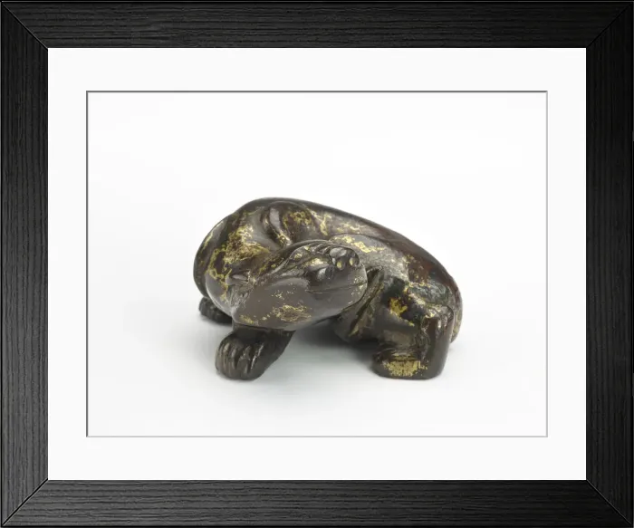 Framed Print : Tiger-shaped ornament or weight, Period of Division, 220-589. Creator: Unknown Framed Print : Tiger-shaped ornament or weight, Period of Division, 220-589. Creator: Unknown