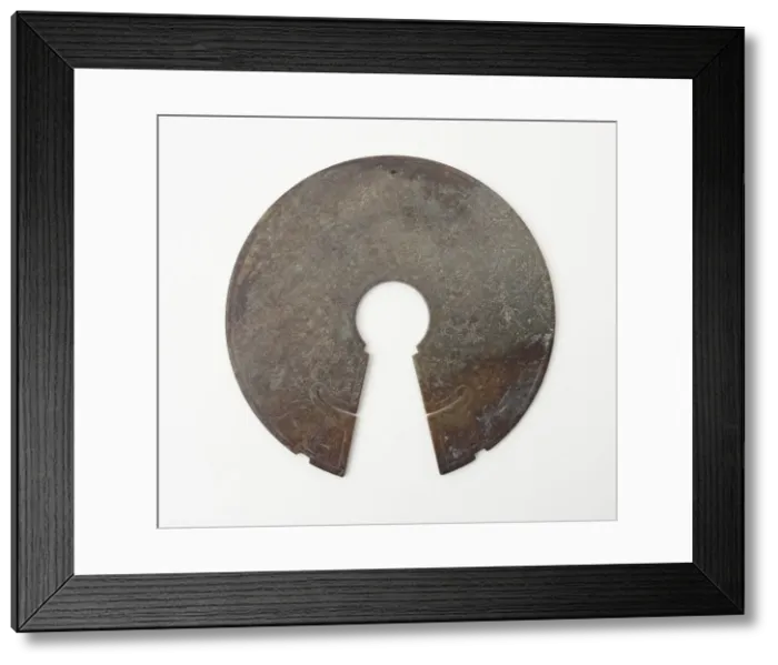 Framed Print : Disk (long), Western Han dynasty, 206 BCE-9 CE. Creator: Unknown Framed Print : Disk (long), Western Han dynasty, 206 BCE-9 CE. Creator: Unknown