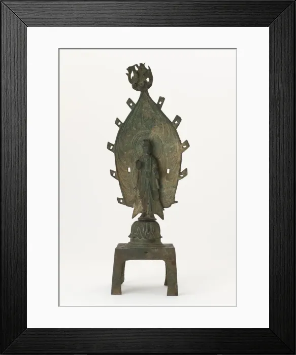 Framed Print : Standing Maitreya Buddha, Period of Division, 539. Creator: Unknown Framed Print : Standing Maitreya Buddha, Period of Division, 539. Creator: Unknown