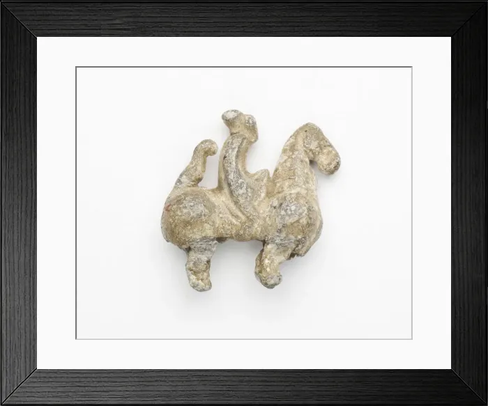 Framed Print : Rider and horse, Possibly Han dynasty, 206 BCE-220 CE. Creator: Unknown Framed Print : Rider and horse, Possibly Han dynasty, 206 BCE-220 CE. Creator: Unknown