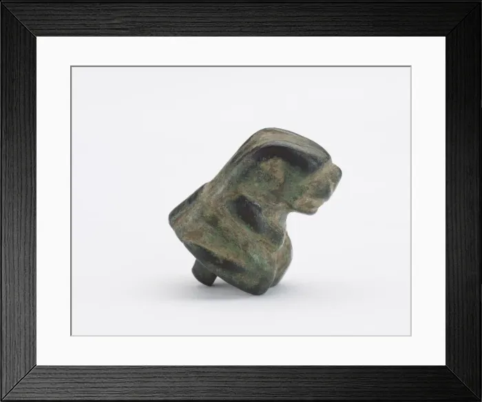 Framed Print : Ornament: animal statuette, Period of Division, 220-589. Creator: Unknown Framed Print : Ornament: animal statuette, Period of Division, 220-589. Creator: Unknown
