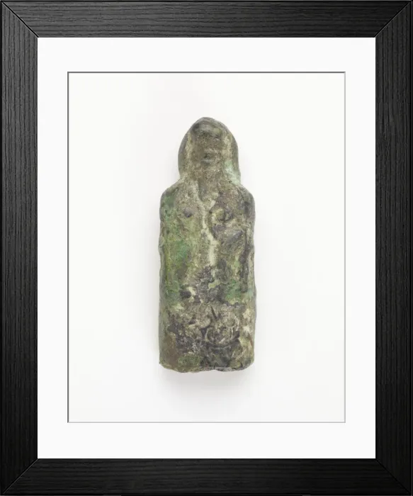 Framed Print : Garment hook or handle, fragment, Possibly Han dynasty, 206 BCE-220 CE. Creator: Unknown Framed Print : Garment hook or handle, fragment, Possibly Han dynasty, 206 BCE-220 CE. Creator: Unknown