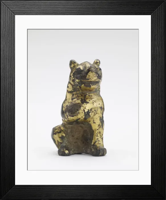 Framed Print : Ornament: lioness statuette, Period of Division, 220-589. Creator: Unknown Framed Print : Ornament: lioness statuette, Period of Division, 220-589. Creator: Unknown
