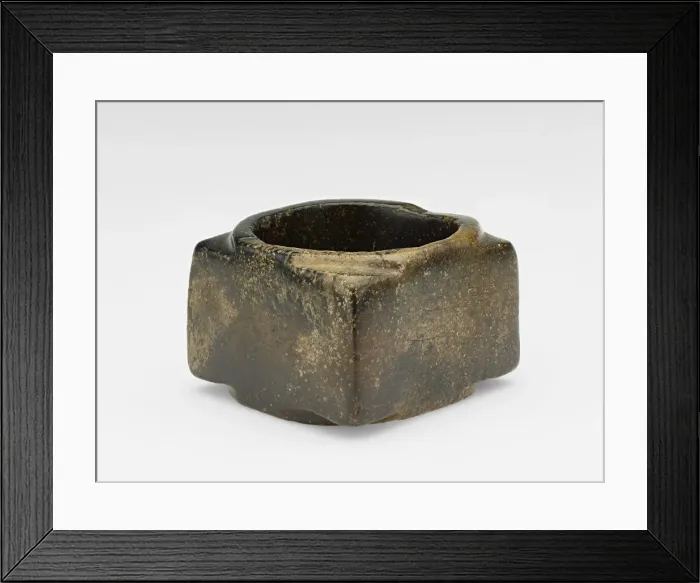 Framed Print : Tube (cong?), Shang or Western Zhou dynasty, ca. 1600-ca. 771 BCE. Creator: Unknown Framed Print : Tube (cong?), Shang or Western Zhou dynasty, ca. 1600-ca. 771 BCE. Creator: Unknown