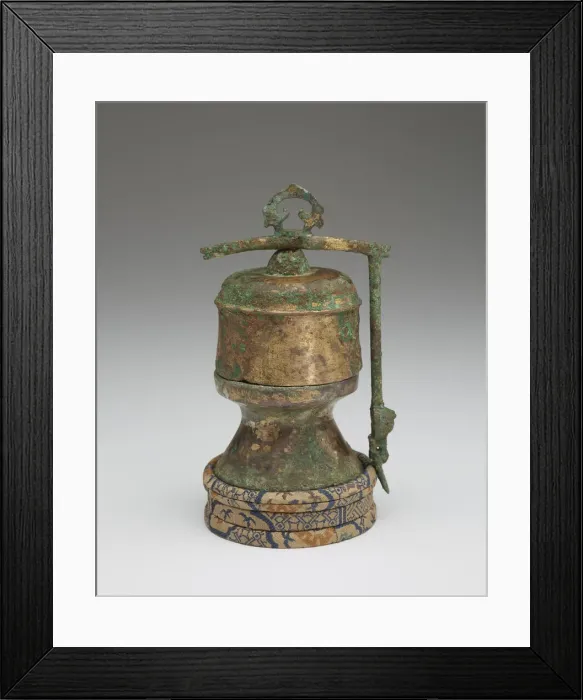Framed Print : Ritual vessel with cover, Possibly Han dynasty, 206 BCE-220 CE. Creator: Unknown Framed Print : Ritual vessel with cover, Possibly Han dynasty, 206 BCE-220 CE. Creator: Unknown