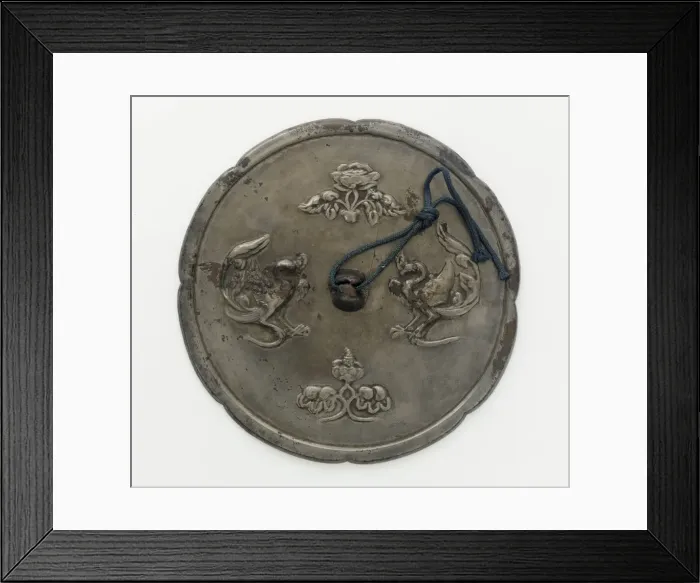 Framed Print : Mirror, Tang dynasty, 8th century. Creator: Unknown Framed Print : Mirror, Tang dynasty, 8th century. Creator: Unknown