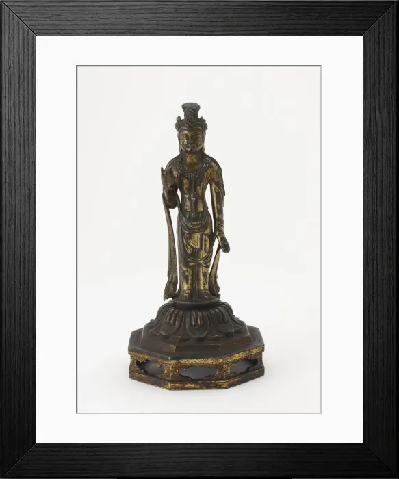 Framed Print : Standing Bodhisattva, Possibly Sui dynasty, 581-618. Creator: Unknown Framed Print : Standing Bodhisattva, Possibly Sui dynasty, 581-618. Creator: Unknown