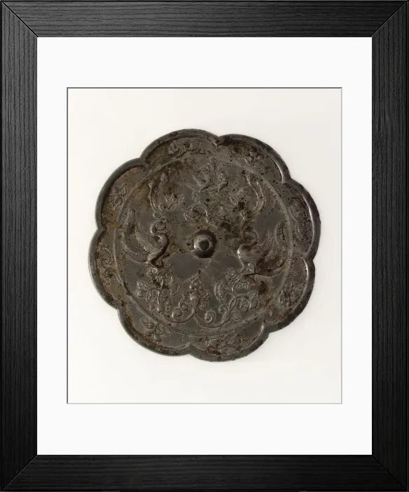 Framed Print : Mirror, Tang dynasty, 618-907. Creator: Unknown Framed Print : Mirror, Tang dynasty, 618-907. Creator: Unknown